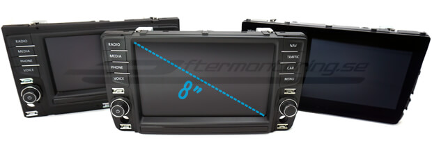 VW Discover pro 8 inch display retrofit